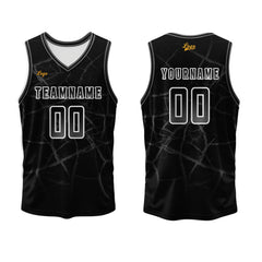 Benutzerdefinierter Schwarze Esche Basketball Jersey Uniform Anzug gedruckt Ihr Logo Name Nummer