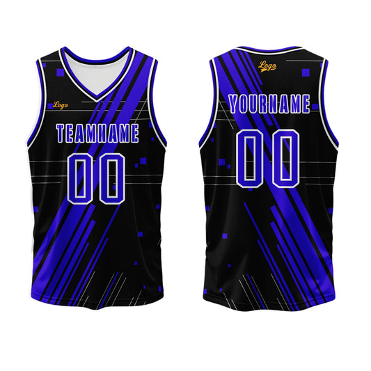 Benutzerdefinierter Lila Basketball Jersey Uniform Anzug gedruckt Ihr Logo Name Nummer