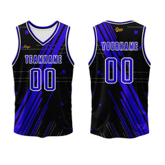 Benutzerdefinierter Lila Basketball Jersey Uniform Anzug gedruckt Ihr Logo Name Nummer