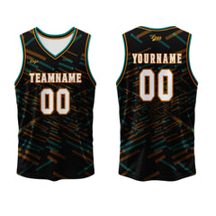 Benutzerdefinierter Schwarz Lila Basketball Jersey Uniform Anzug gedruckt Ihr Logo Name Nummer
