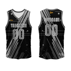 Benutzerdefinierter Asche Basketball Jersey Uniform Anzug gedruckt Ihr Logo Name Nummer