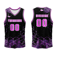 Benutzerdefinierter Rose Basketball Jersey Uniform Anzug gedruckt Ihr Logo Name Nummer