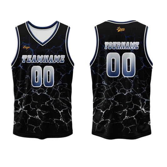Benutzerdefinierter Azurblau Basketball Jersey Uniform Anzug gedruckt Ihr Logo Name Nummer