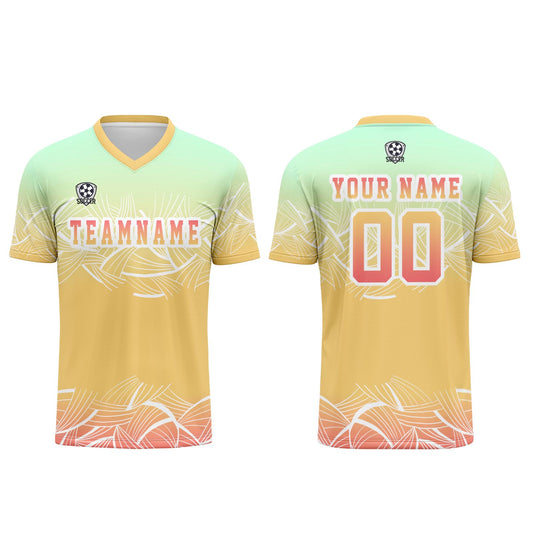 Benutzerdefinierte Minze Grün Trikots für Männer Frauen Personalisierte Fußball Uniformen für Erwachsene und Kind