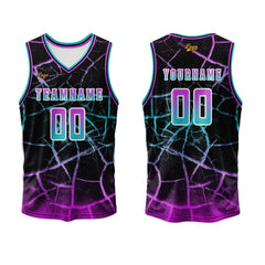Benutzerdefinierter Rose Lila Basketball Jersey Uniform Anzug gedruckt Ihr Logo Name Nummer