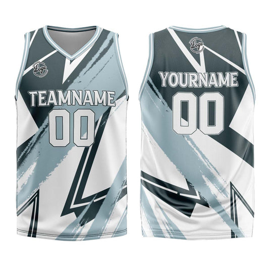 Benutzerdefinierter Langweilig Grün Weiß Basketball Jersey Uniform Anzug gedruckt Ihr Logo Name Nummer