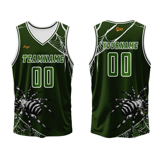 Benutzerdefinierter Olivengrün Basketball Jersey Uniform Anzug gedruckt Ihr Logo Name Nummer