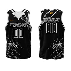 Benutzerdefinierter Schwarz Basketball Jersey Uniform Anzug gedruckt Ihr Logo Name Nummer
