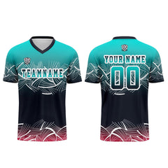 Benutzerdefinierte Limette Grün Schwarz Trikots für Männer Frauen Personalisierte Fußball Uniformen für Erwachsene und Kind