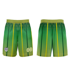 Benutzerdefinierte Gelb Grün Trikots für Männer Frauen Personalisierte Fußball Uniformen für Erwachsene und Kind