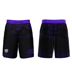 Benutzerdefinierte Schwarz Lila Trikots für Männer Frauen Personalisierte Fußball Uniformen für Erwachsene und Kind