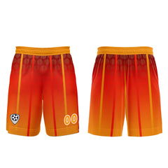 Benutzerdefinierte Orange Gelb Trikots für Männer Frauen Personalisierte Fußball Uniformen für Erwachsene und Kind