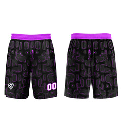 Benutzerdefinierte Schwarz Lila Fußball Trikots für Männer Frauen Personalisierte Fußball Uniformen für Erwachsene und Kind