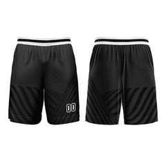 Benutzerdefinierter Schwarz Basketball Jersey Uniform Anzug gedruckt Ihr Logo Name Nummer