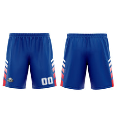 Benutzerdefinierter Blau Rot Basketball Jersey Uniform Anzug gedruckt Ihr Logo Name Nummer