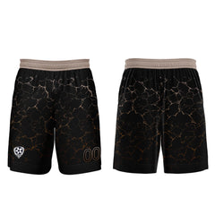 Benutzerdefinierte Schwarz Hellbraun Trikots für Männer Frauen Personalisierte Fußball Uniformen für Erwachsene und Kind