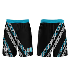 Benutzerdefinierte Schwarz Blaugrün Trikots für Männer Frauen Personalisierte Fußball Uniformen für Erwachsene und Kind