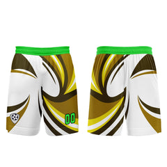 Benutzerdefinierte Weiß Gelb Trikots für Männer Frauen Personalisierte Fußball Uniformen für Erwachsene und Kind