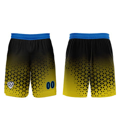 Benutzerdefinierte Gelb Blau Trikots für Männer Frauen Personalisierte Fußball Uniformen für Erwachsene und Kind