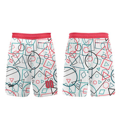 Benutzerdefinierter Weiß Rosa Basketball Jersey Uniform Anzug gedruckt Ihr Logo Name Nummer