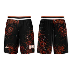 Benutzerdefinierter Orange Basketball Jersey Uniform Anzug gedruckt Ihr Logo Name Nummer