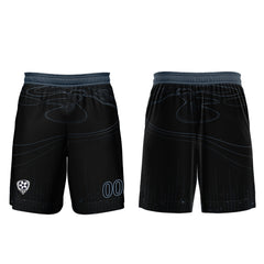 Benutzerdefinierte Schwarz Haze Blau Trikots für Männer Frauen Personalisierte Fußball Uniformen für Erwachsene und Kind