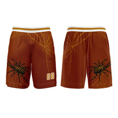 Benutzerdefinierter Orange Basketball Jersey Uniform Anzug gedruckt Ihr Logo Name Nummer