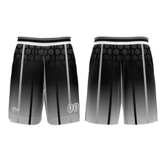 Benutzerdefinierter Schwarz Basketball Jersey Uniform Anzug gedruckt Ihr Logo Name Nummer