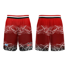 Benutzerdefinierter Rot Basketball Jersey Uniform Anzug gedruckt Ihr Logo Name Nummer