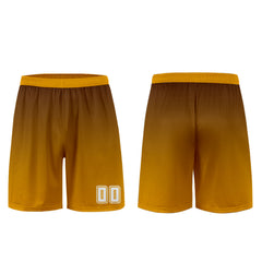 Benutzerdefinierte Braun Orange Trikots für Männer Frauen Personalisierte Fußball Uniformen für Erwachsene und Kind