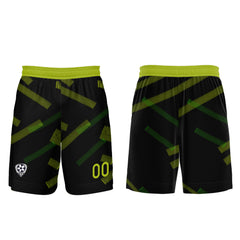 Benutzerdefinierte Schwarz Gelb Grün Fußball Trikots für Männer Frauen Personalisierte Fußball Uniformen für Erwachsene und Kind