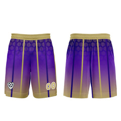 Benutzerdefinierte Orange Lila Trikots für Männer Frauen Personalisierte Fußball Uniformen für Erwachsene und Kind