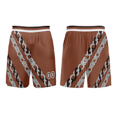 Benutzerdefinierter Braun Basketball Jersey Uniform Anzug gedruckt Ihr Logo Name Nummer