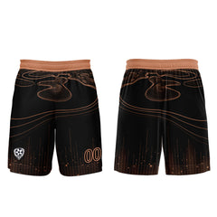 Benutzerdefinierte Schwarz Orange Trikots für Männer Frauen Personalisierte Fußball Uniformen für Erwachsene und Kind