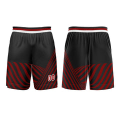 Benutzerdefinierter Rot Basketball Jersey Uniform Anzug gedruckt Ihr Logo Name Nummer