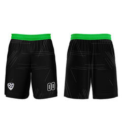 Benutzerdefinierte Schwarz Grün Trikots für Männer Frauen Personalisierte Fußball Uniformen für Erwachsene und Kind