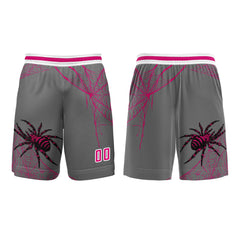 Benutzerdefinierter Asche Pulver Basketball Jersey Uniform Anzug gedruckt Ihr Logo Name Nummer