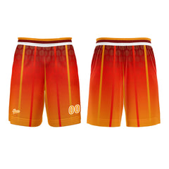Benutzerdefinierter Orange Basketball Jersey Uniform Anzug gedruckt Ihr Logo Name Nummer