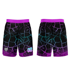 Benutzerdefinierte Schwarz Lila Trikots für Männer Frauen Personalisierte Fußball Uniformen für Erwachsene und Kind