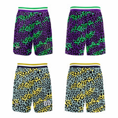 Benutzerdefinierte Lila Eisberg Blau Reversible Basketball Jersey Personalisierte Print Name Nummer Logo