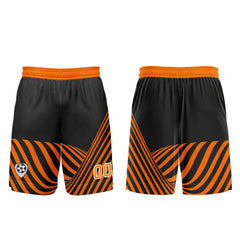 Benutzerdefinierte Schwarz Orange Trikots für Männer Frauen Personalisierte Fußball Uniformen für Erwachsene und Kind