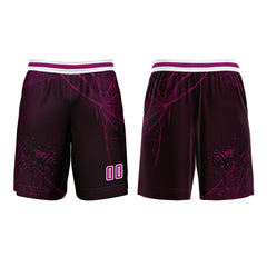 Benutzerdefinierter Rose Lila Basketball Jersey Uniform Anzug gedruckt Ihr Logo Name Nummer