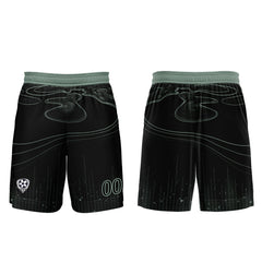 Benutzerdefinierte Schwarz Hellgrün Trikots für Männer Frauen Personalisierte Fußball Uniformen für Erwachsene und Kind