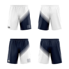 Benutzerdefinierte Weiß Blau Reversible Basketball Jersey Personalisierte Print Name Nummer Logo