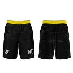 Benutzerdefinierte Schwarz Gelb Trikots für Männer Frauen Personalisierte Fußball Uniformen für Erwachsene und Kind