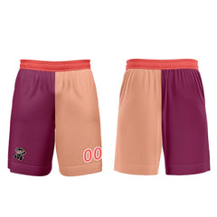 Benutzerdefinierte Fuchsia Hellbraun Fußball Trikots für Männer Frauen Personalisierte Fußball Uniformen für Erwachsene und Kind