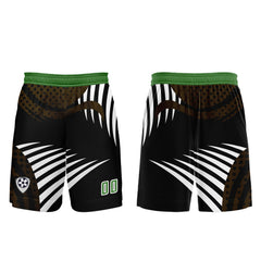 Benutzerdefinierte Braun Grün Trikots für Männer Frauen Personalisierte Fußball Uniformen für Erwachsene und Kind