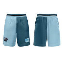 Benutzerdefinierter Grau Blau Basketball Jersey Uniform Anzug gedruckt Ihr Logo Name Nummer