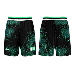 Benutzerdefinierter Fluoreszierend Grün Basketball Jersey Uniform Anzug gedruckt Ihr Logo Name Nummer