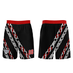 Benutzerdefinierte Schwarz Rot Trikots für Männer Frauen Personalisierte Fußball Uniformen für Erwachsene und Kind